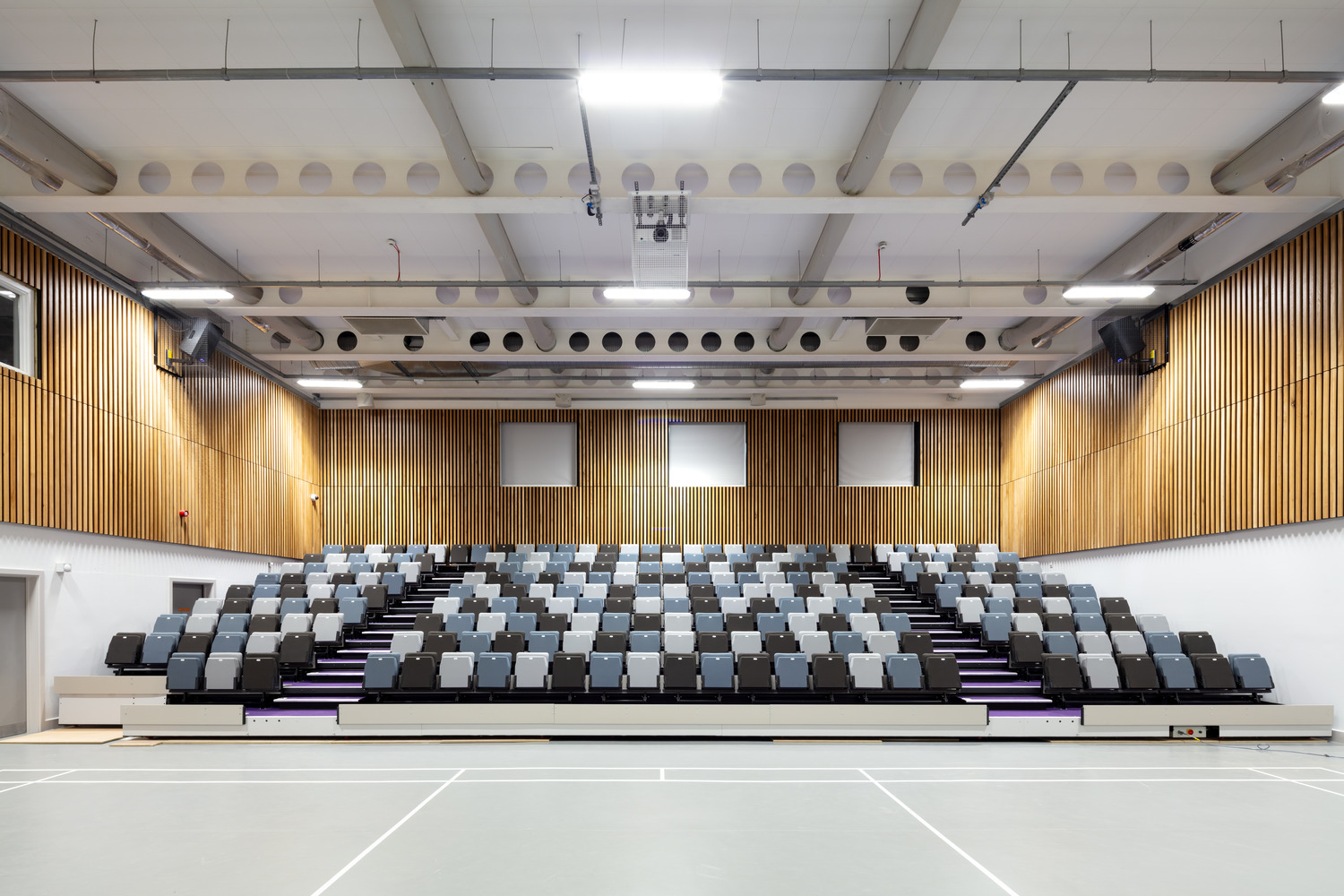 Ada College is opening it’s new facility to students for the 2023 academic year. Designed by LSI Architects, and refurbished by Wates Smartspace, the National College for Digital Skills has moved into new premises on Sutherland St in Pimlico, London. Named after Ada Lovelace, a 19th century computer programmer, the College works to educate and empower the next generation of digital talent with a particular focus on women and individuals from low-income backgrounds. The Pimlico campus building is spread over 5 floors and includes a cafe, sports hall, games room and a roof terrace with aspirational views over central London. The building’s previous engineering workshops have been converted into IT suites for the college’s core computing qualifications, and lecture theatres have replaces traditional classrooms. Client: Ada College. Architect: LSI Architects. Contractor: Wates Smartspace / Wates Group. Engineers: Mott MacDonald